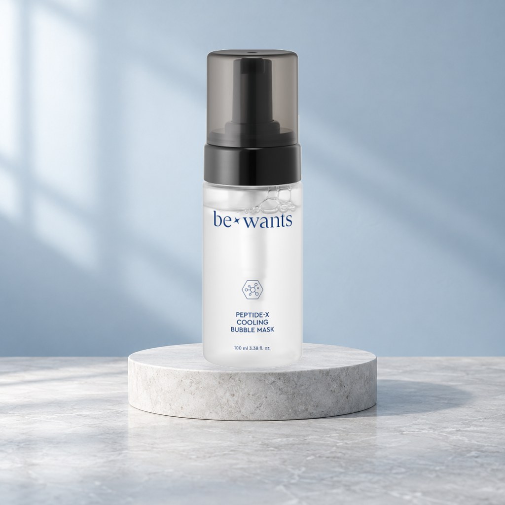 Peptide-X Cooling Bubble Mask, produkt skincare korean per cooling, hidratim dhe moisturization, ne katalogun AerumBit ne Shqiperi.
